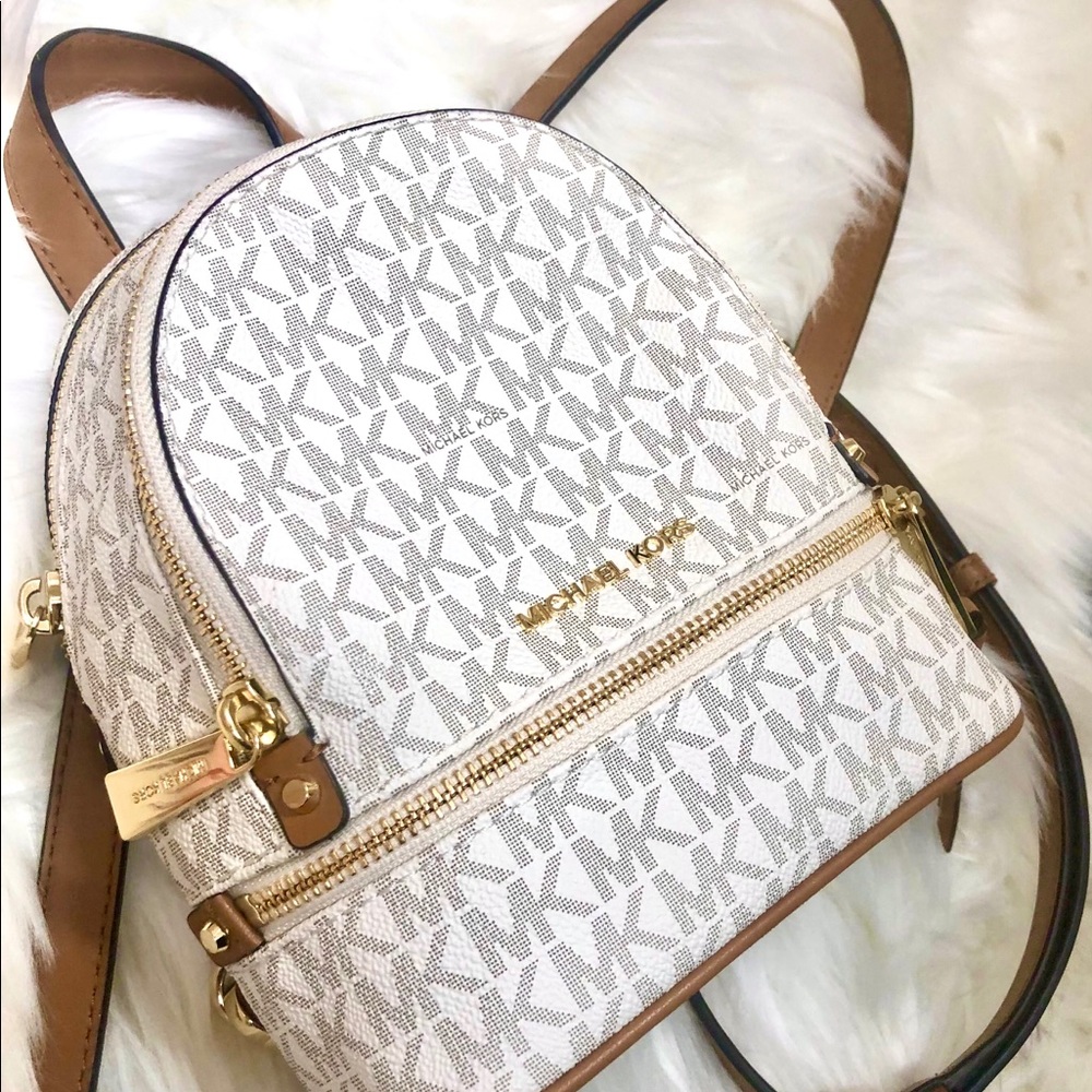 Michael Kors Mini Rhea logo backpack